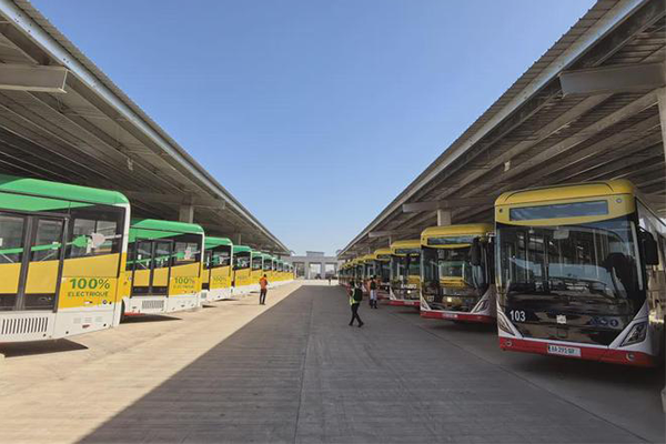 Chinese buses in Africa